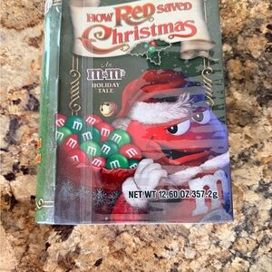 M&M'S Holiday Tin with Red and Green Characters 2009